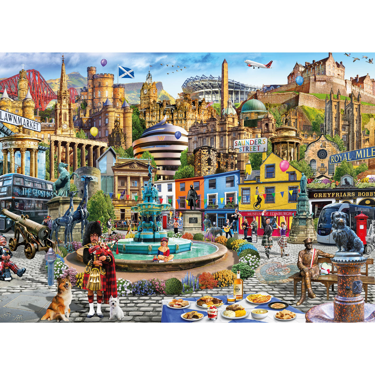 gibsons-edinburgh-puzzle-1000-teile-stadtmotiv image 7