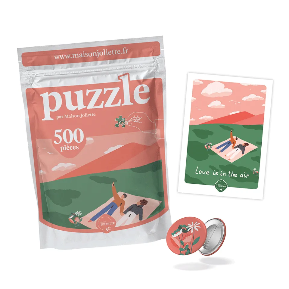 maison-joliette-les-p-tis-packs-love-is-in-the-air-puzzle-500-teile-set image 1