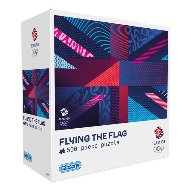 gibsons-team-gb-flying-the-flag-puzzle-500-teile-sport image 1