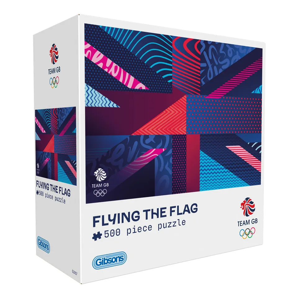 gibsons-team-gb-flying-the-flag-puzzle-500-teile-sport image 1