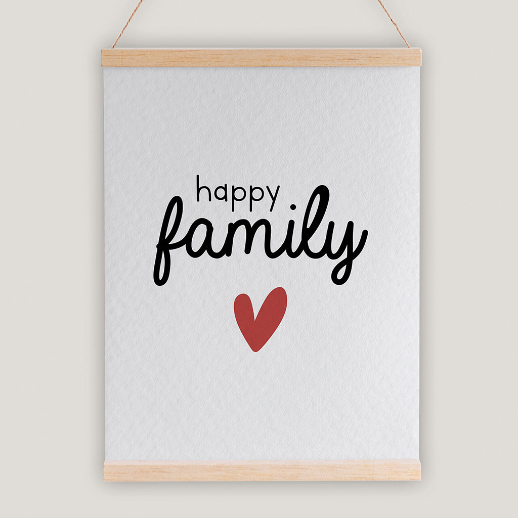 maison-joliette-affiches-happy-family-poster-a4-relief image 8