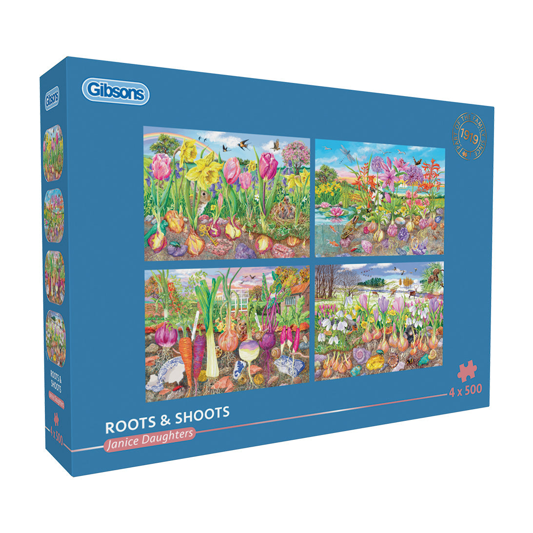 gibsons-roots-and-shoots-puzzle-4x500-garten image 1