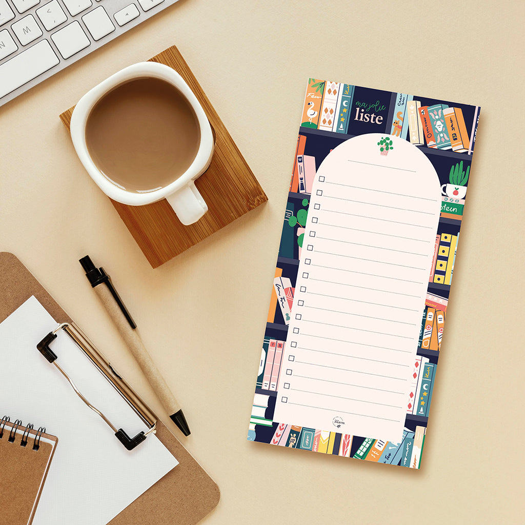 maison-joliette-book-lovers-notizblock-10x21-cm-50-blatt image 2