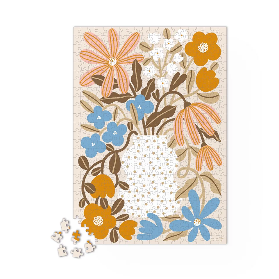 maison-joliette-puzzles-500-teile-myosotis-capucine-blumen image 1