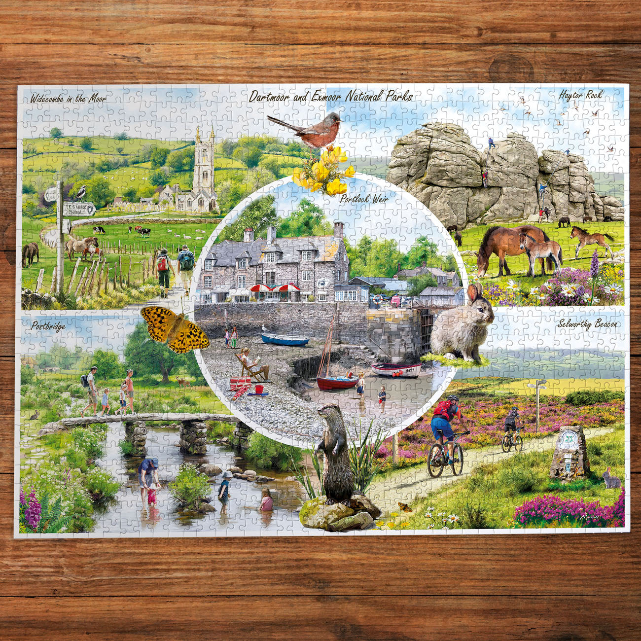 gibsons-dartmoor-exmoor-1000-teile-puzzle-landschaft image 2