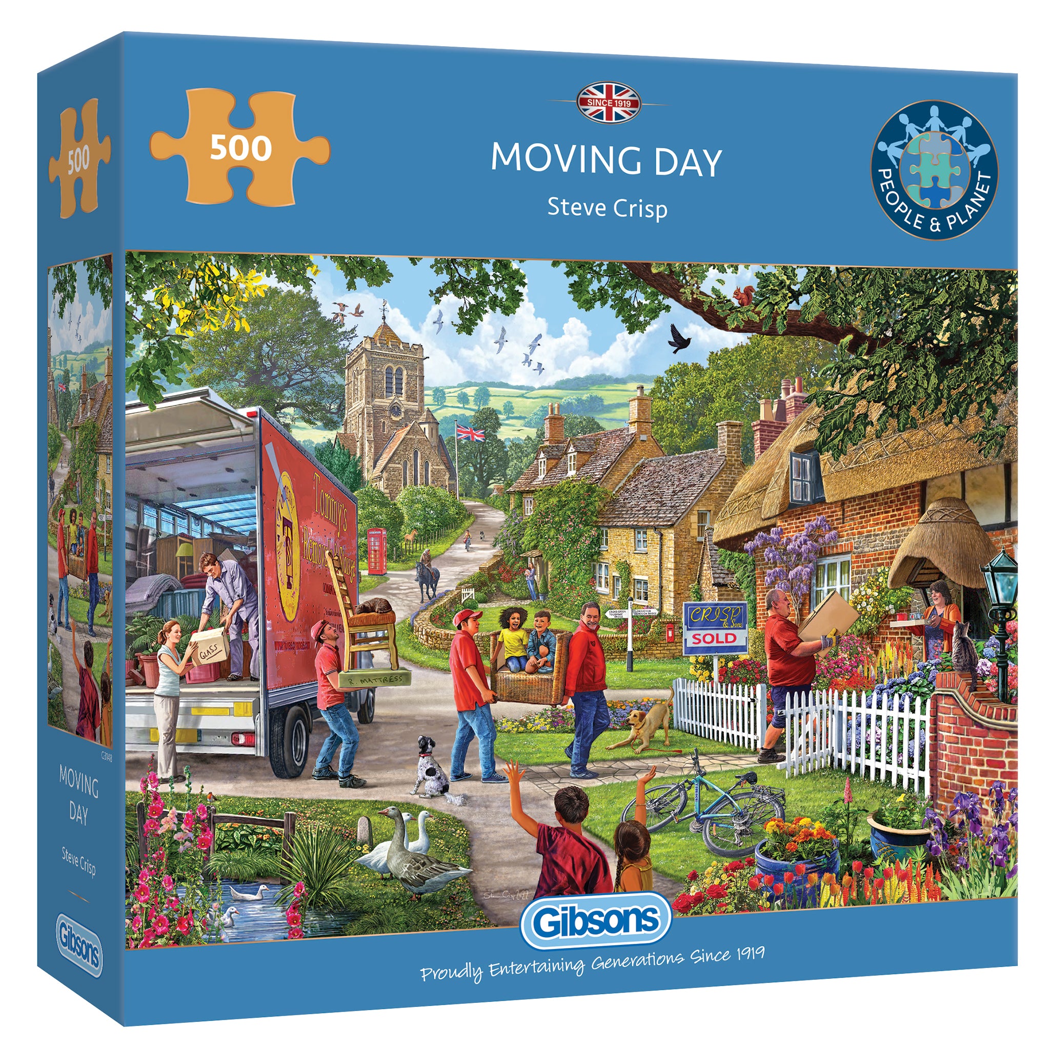 gibsons-moving-day-500-teile-puzzle-cottage-umzug image 1