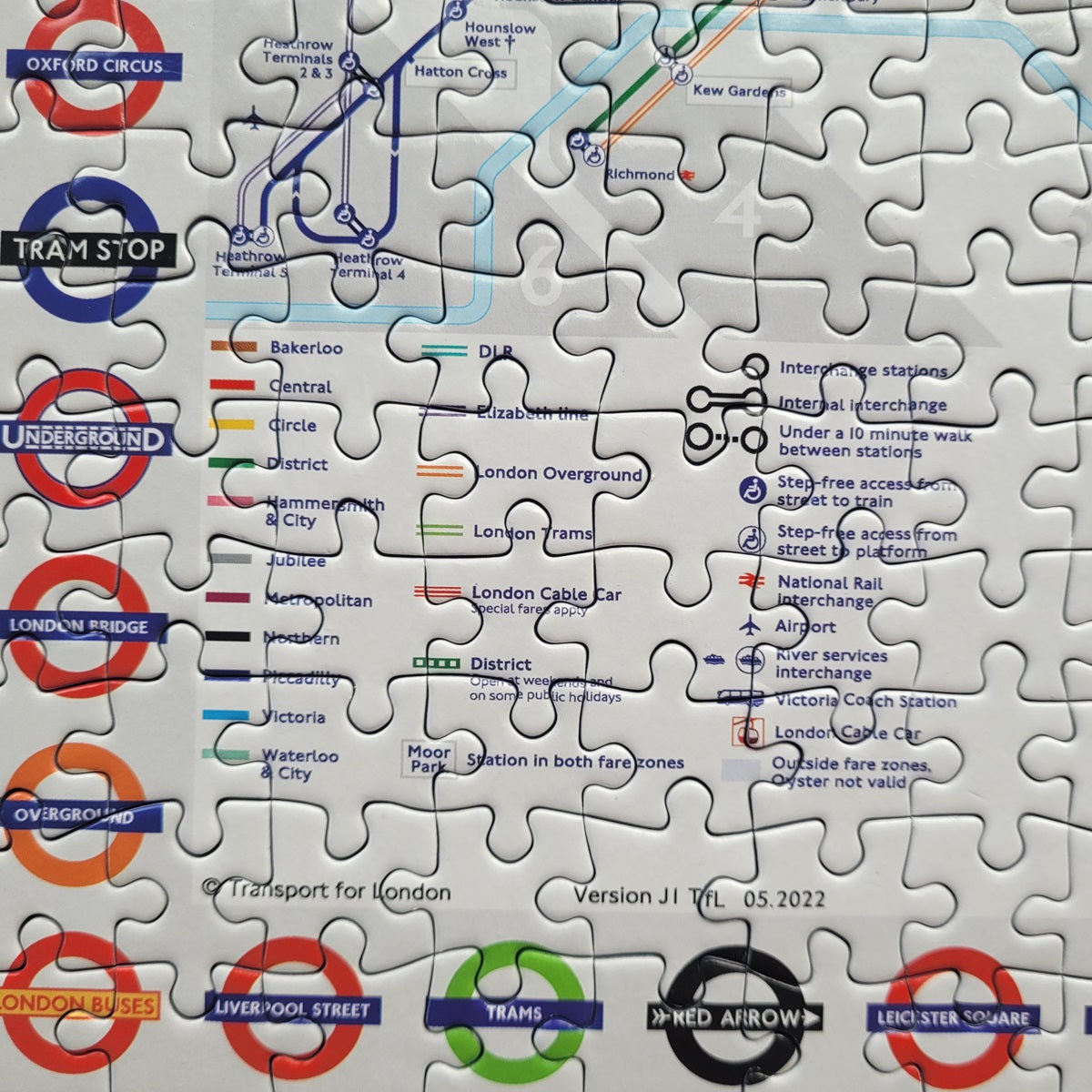 gibsons-tfl-london-tube-map-puzzle-500-teile image 2