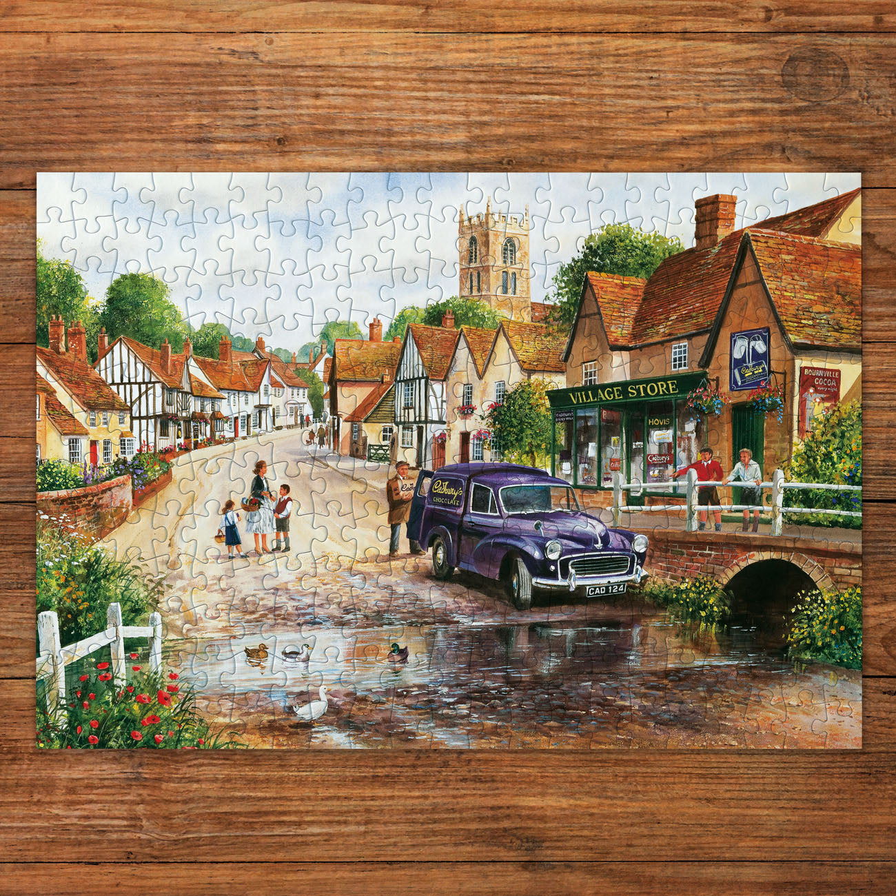 gibsons-a-welcome-delivery-puzzle-250-xl-teile-dorfladen image 2