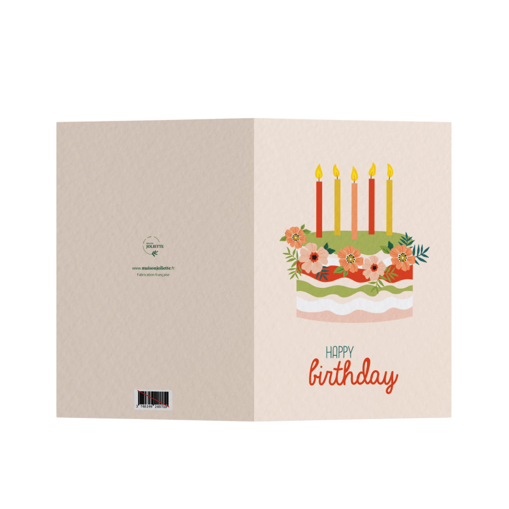 maison-joliette-birthday-cake-gru-karte-a6-mit-umschlag image 3