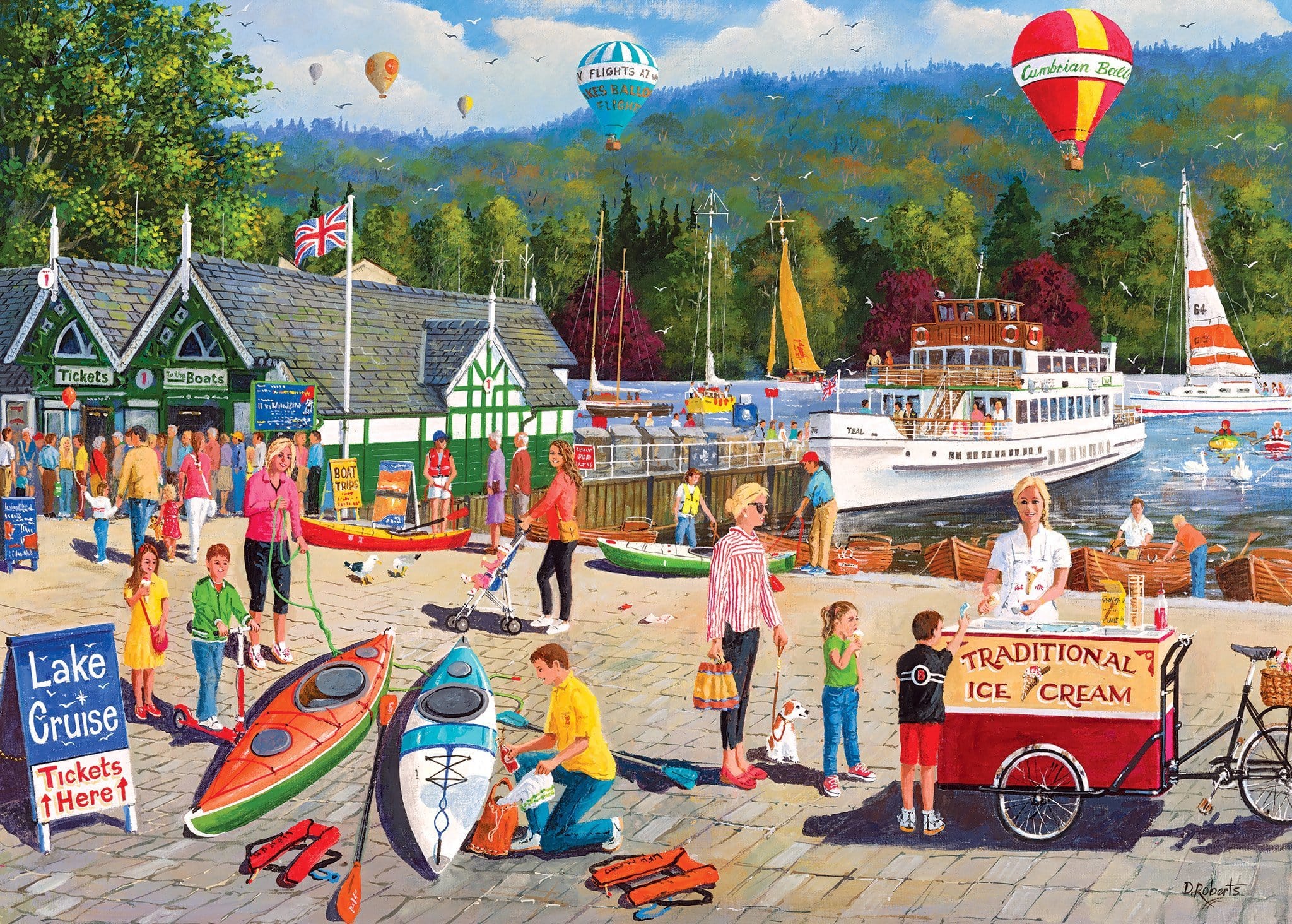 gibsons-traditional-lake-windermere-puzzle-1000-teile-see image 4