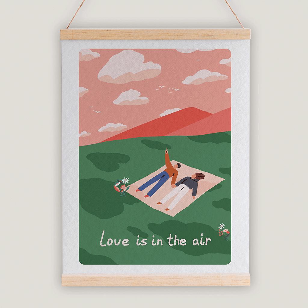 maison-joliette-love-is-in-the-air-poster-a4-21x29-7-cm image 8