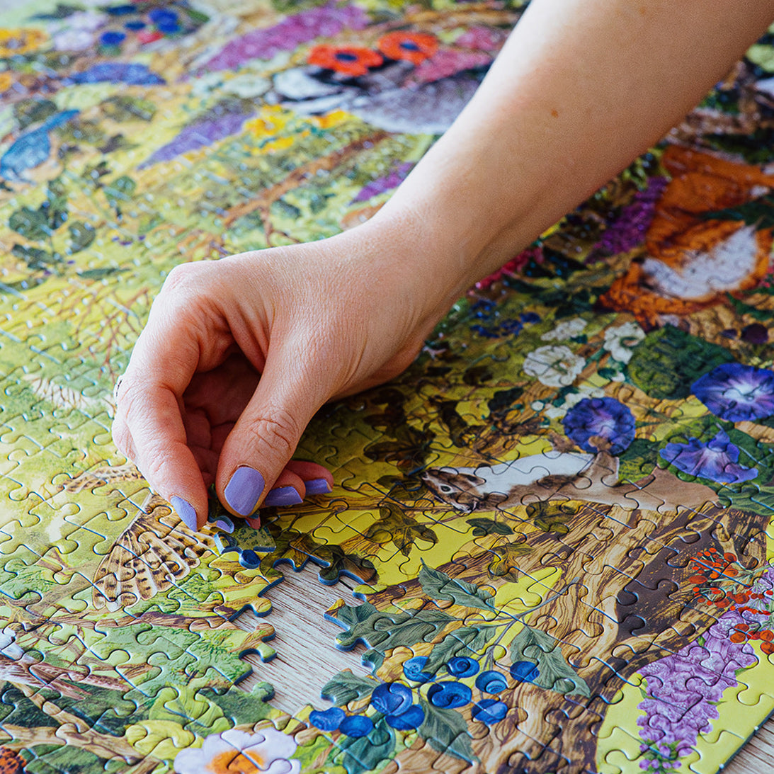 gibsons-spring-dawn-puzzle-1000-teile-hasen image 2