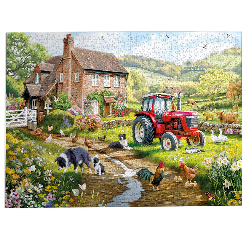 gibsons-traditional-macneil-farm-puzzle-500-xl-bauernhof image 7