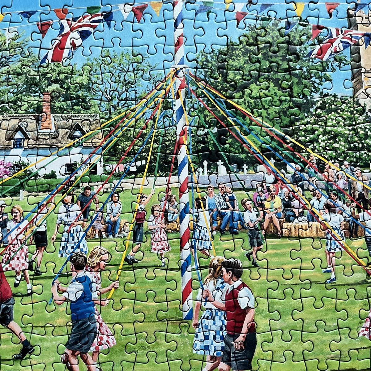 gibsons-village-celebrations-4x500-teile-puzzle-set-dorf image 4