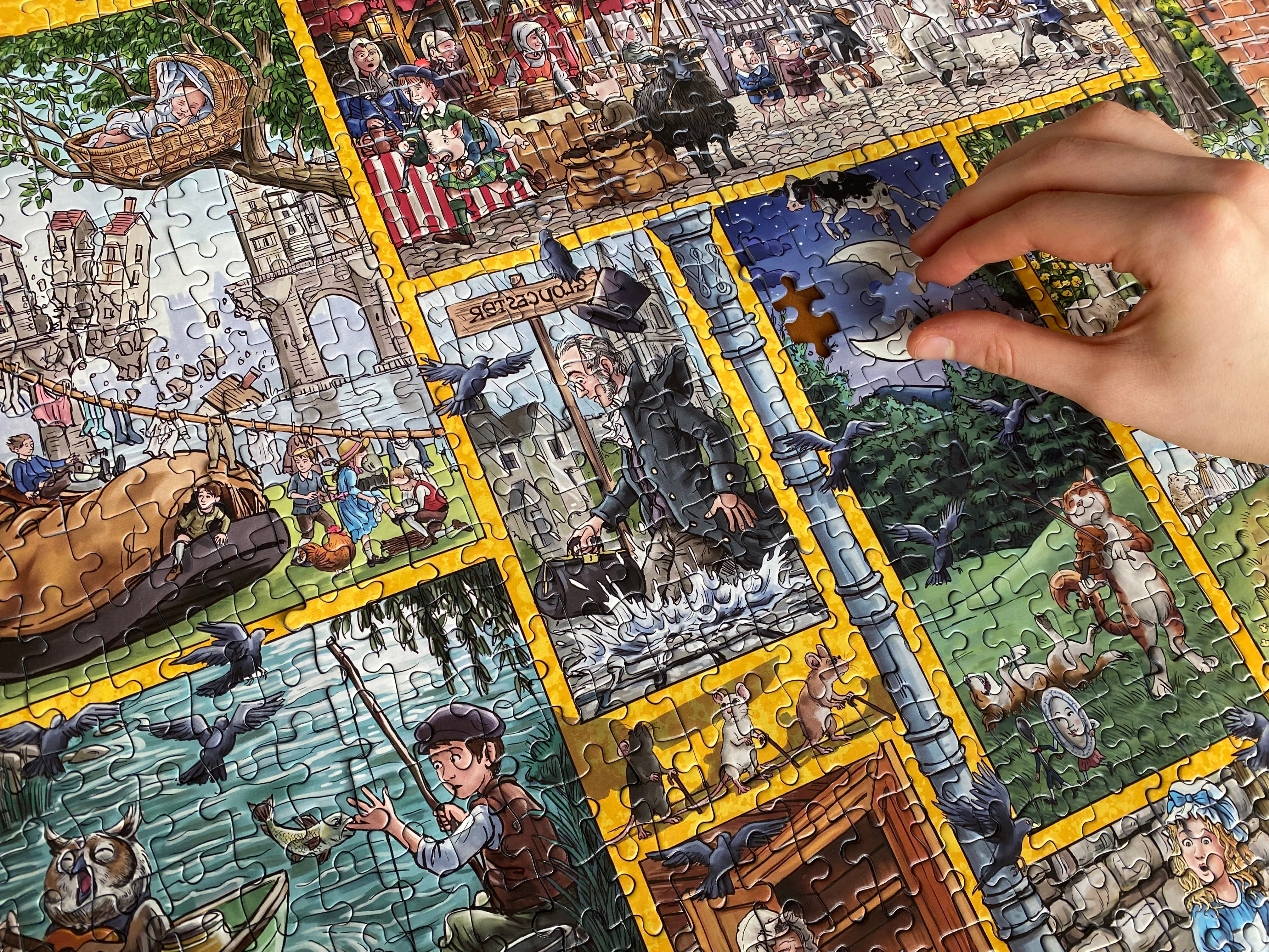 gibsons-nursery-rhymes-through-time-puzzle-1000-teile-nostalgie image 2