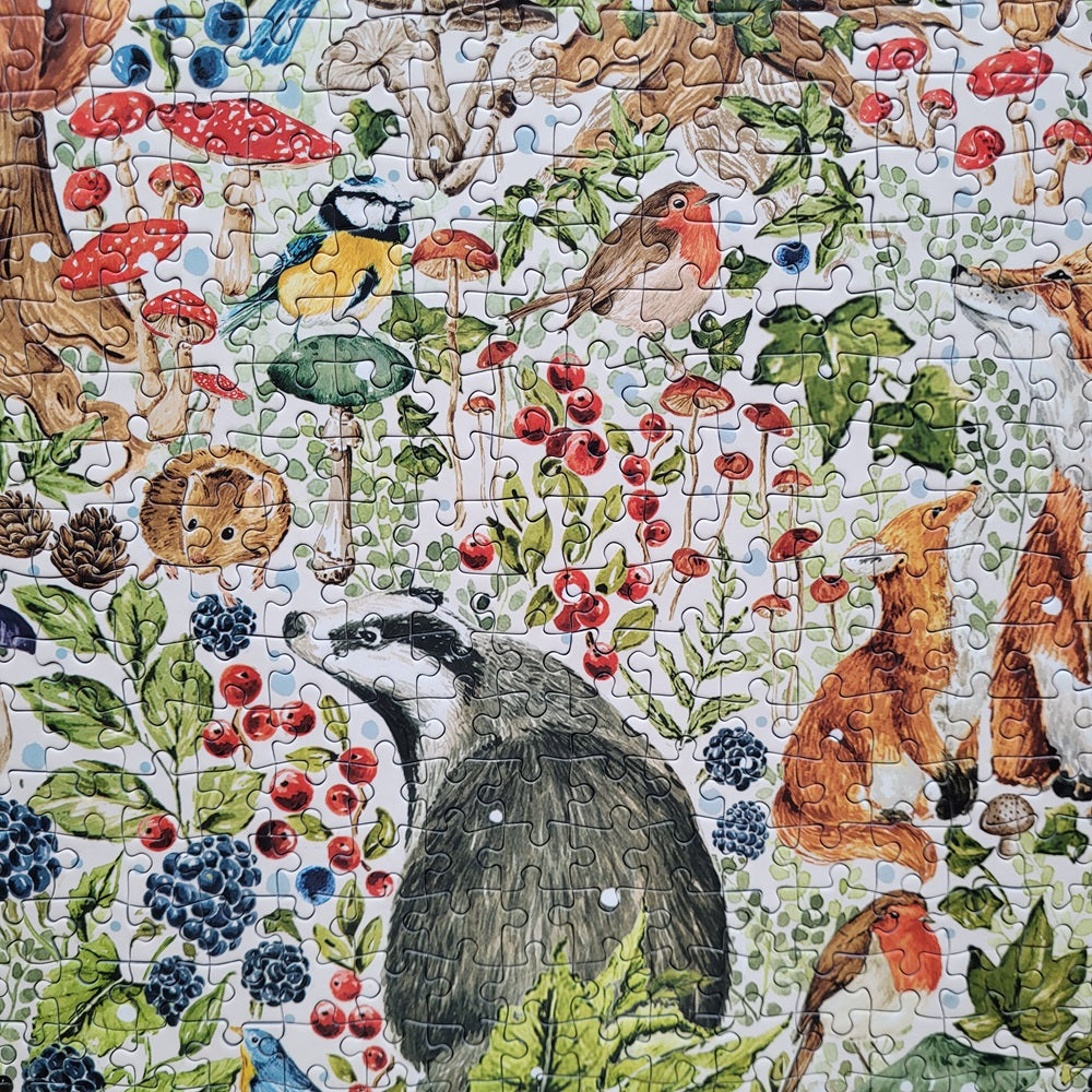 gibsons-woodland-wildlife-puzzle-1000-teile-waldtiere-winter image 4