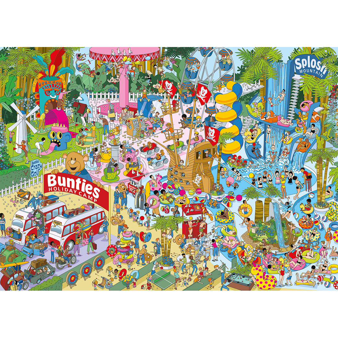 gibsons-trouble-in-paradise-puzzle-1000-teile-cartoon image 5