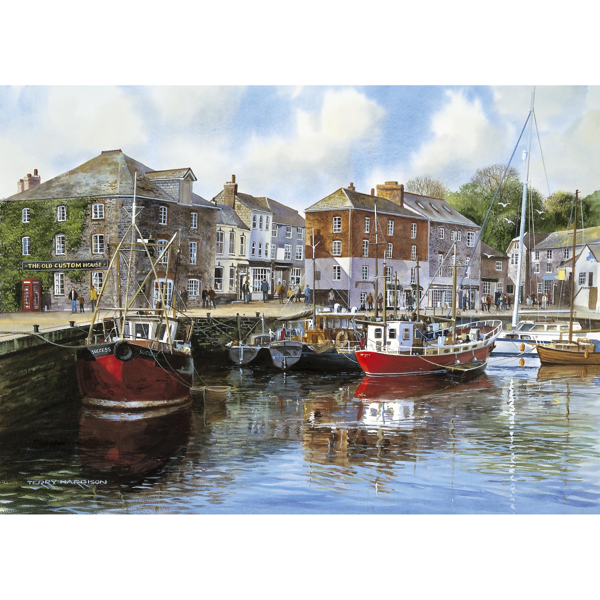 gibsons-padstow-harbour-1000-teile-puzzle-hafen-boote image 2