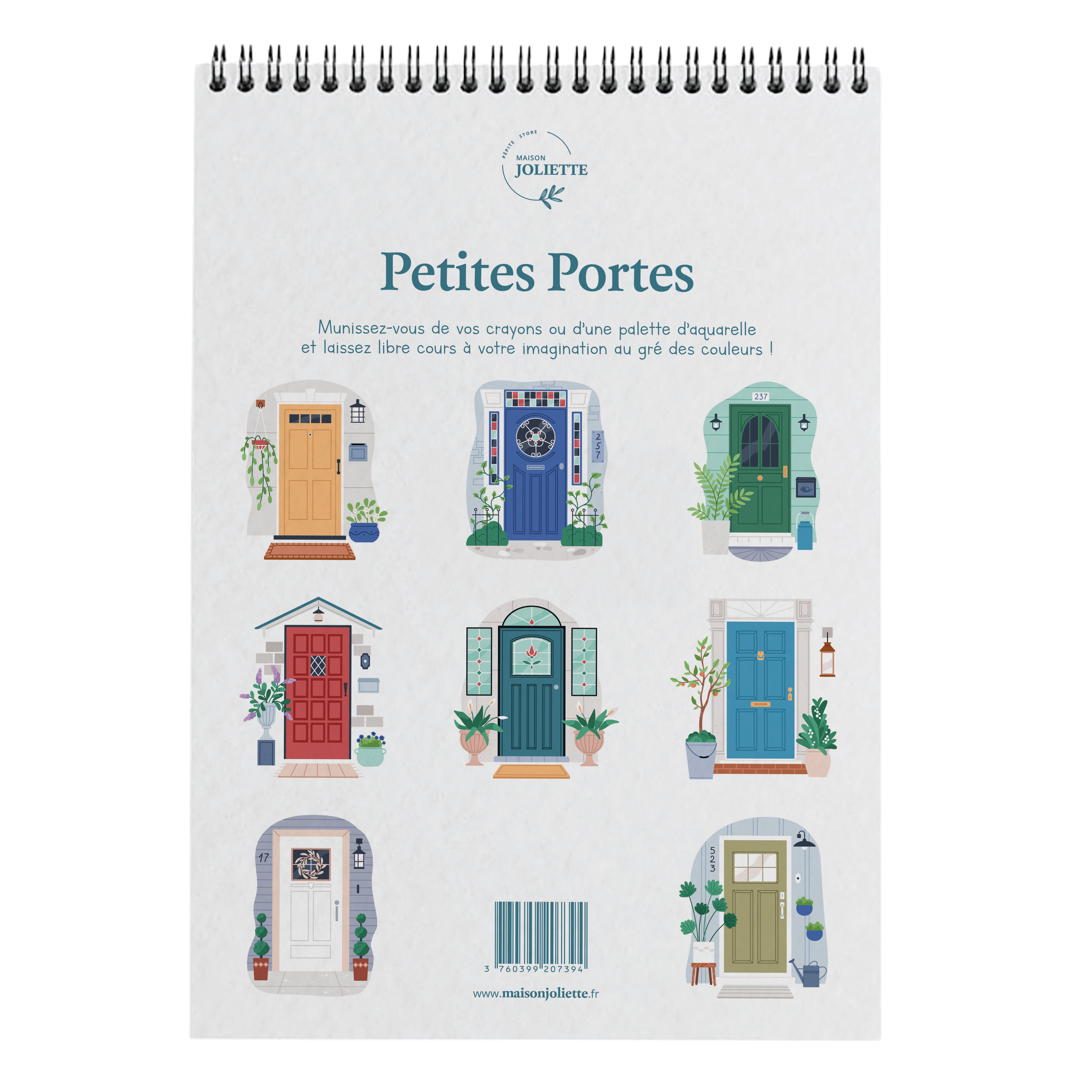 maison-joliette-petites-portes-malbuch-a4-300g-8-motive-reise image 7