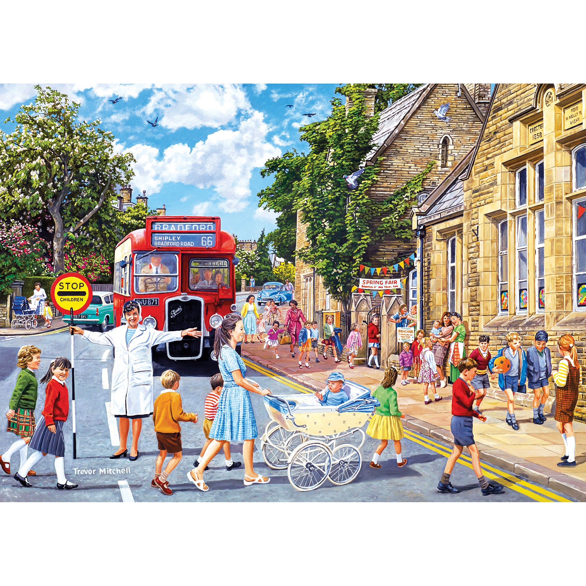 gibsons-school-days-4x500-teile-puzzle-nostalgie-set image 4