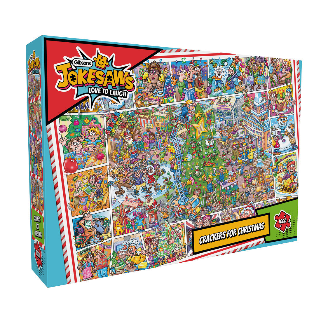 gibsons-jokesaws-crackers-for-christmas-puzzle-1000-lustig image 1