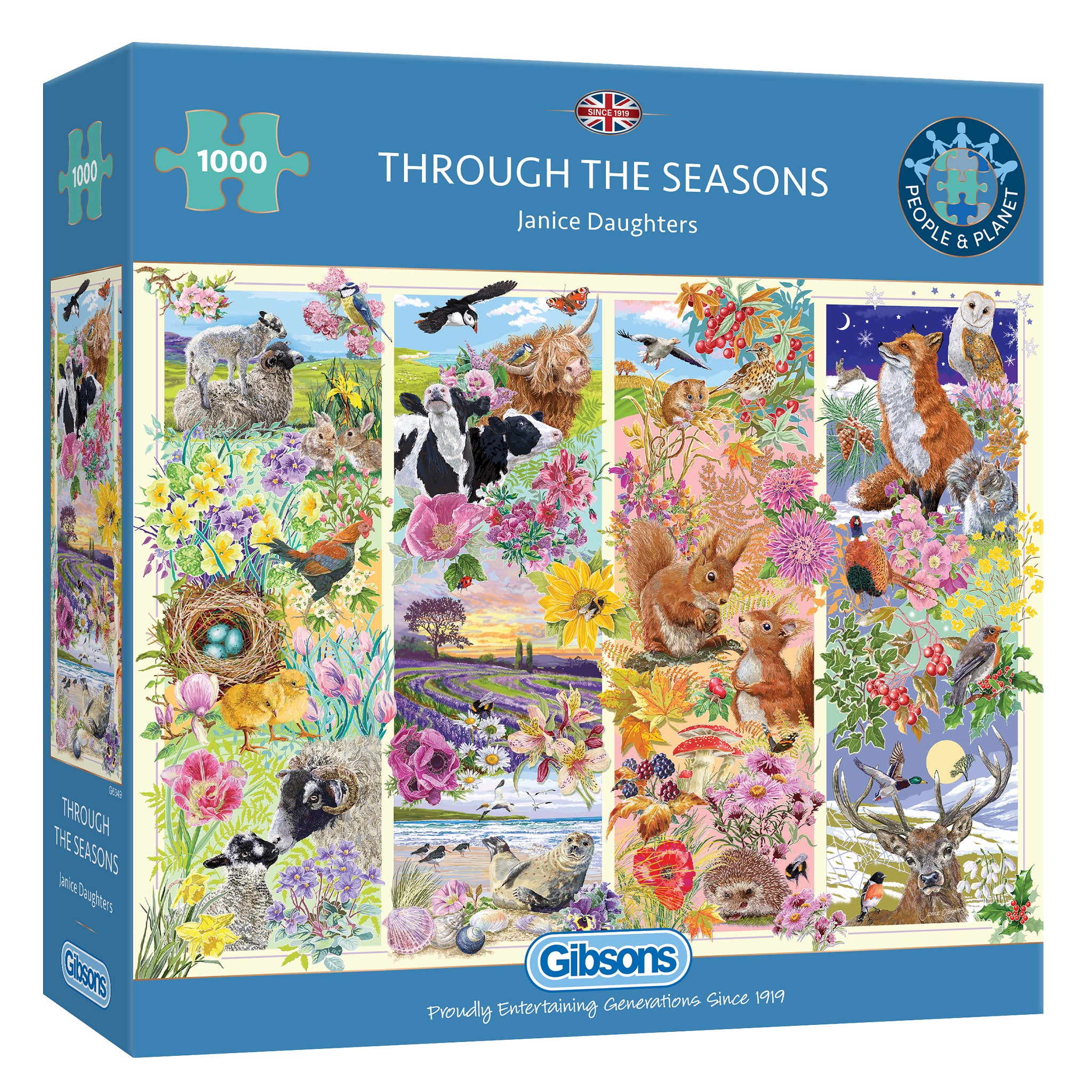 gibsons-through-the-seasons-puzzle-1000-teile-jahreszeiten image 1
