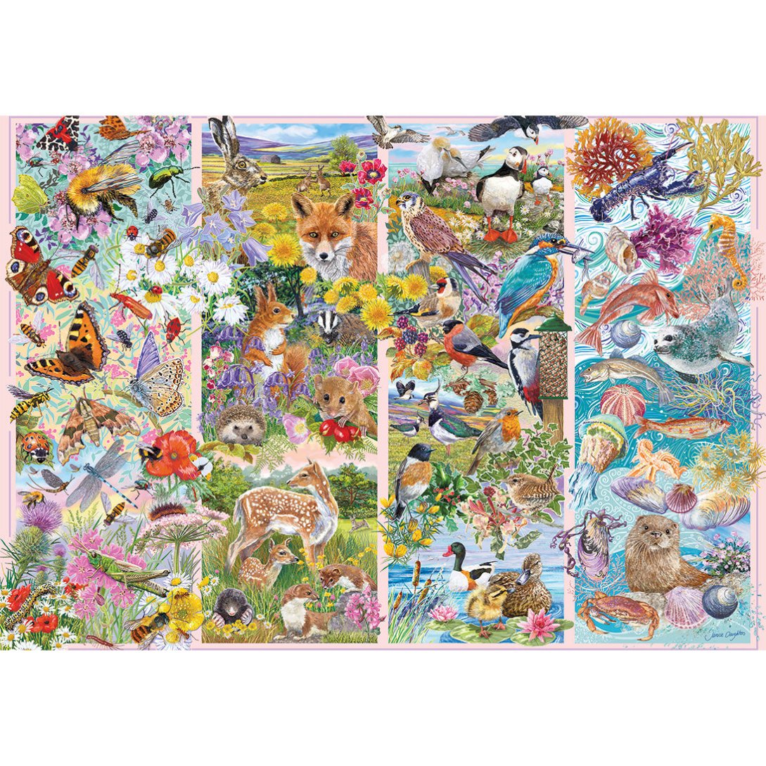 gibsons-curious-creatures-puzzle-500-teile-tierwelt image 7