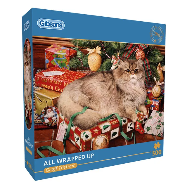 gibsons-all-wrapped-up-puzzle-500-teile-weihnachten image 1