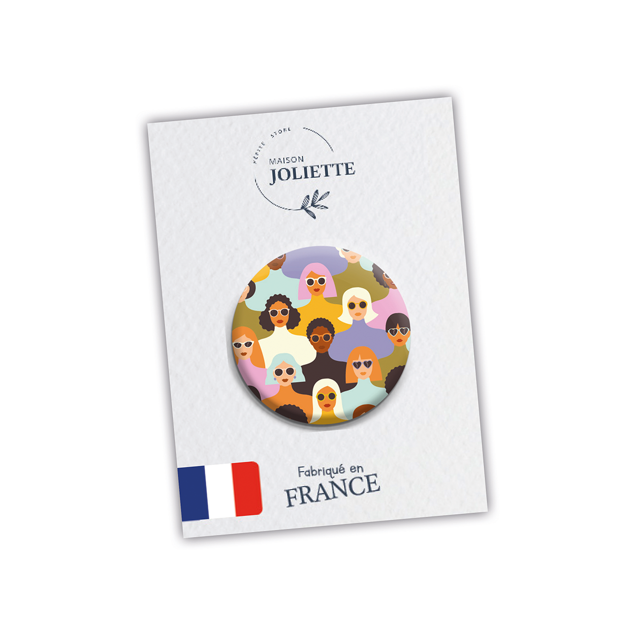 maison-joliette-multitude-badge-femmes-button-32-mm image 2