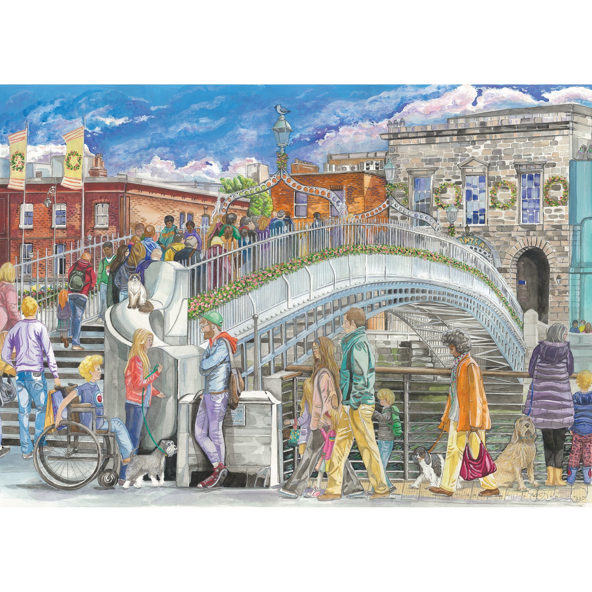gibsons-ha-penny-bridge-puzzle-1000-teile-dublin-motiv image 3