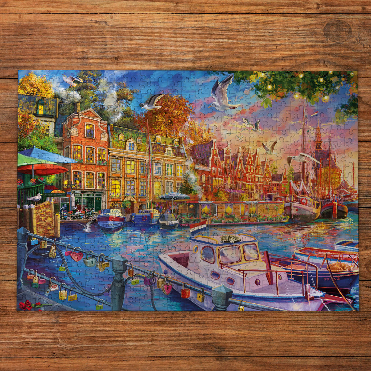 gibsons-harbour-reflections-puzzle-500-teile-hafen image 4