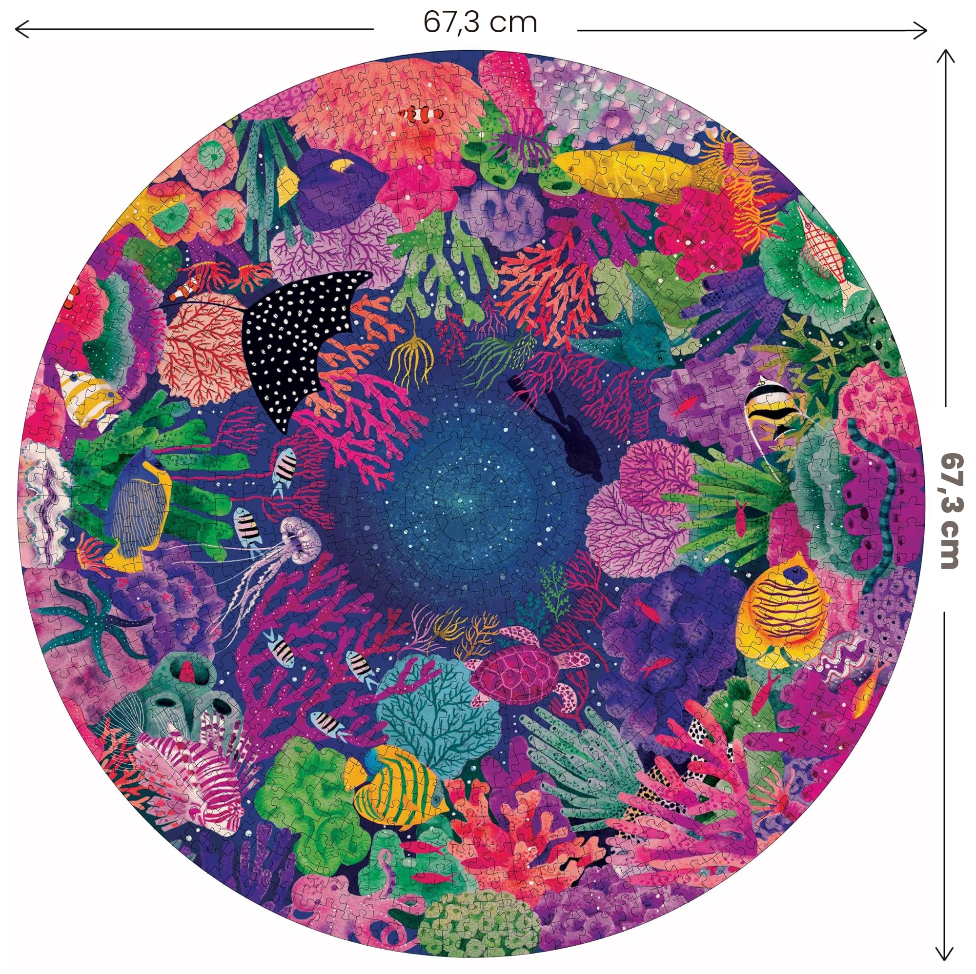 elena-essex-starlight-scuba-puzzle-1000-teile-rund-ozean-68-cm image 2