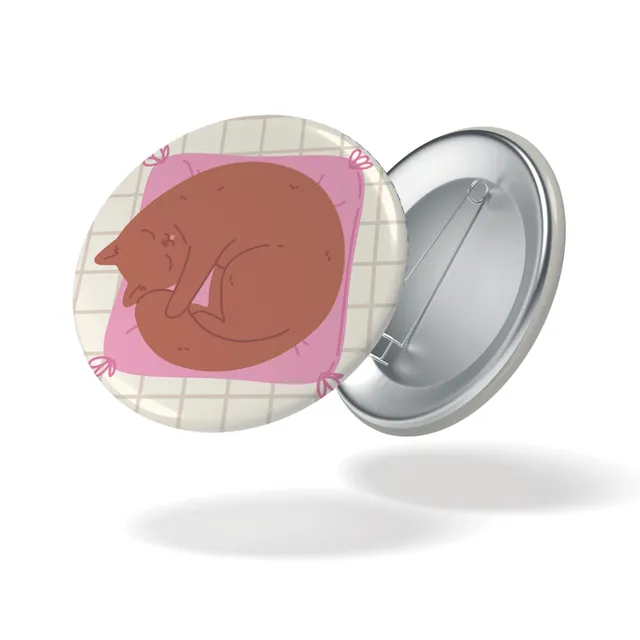 maison-joliette-pause-ronron-chat-1-button-32-mm-matt image 1