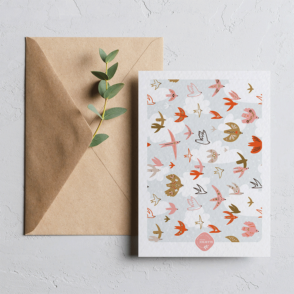 maison-joliette-libre-comme-l-air-postkarte-mit-umschlag image 4