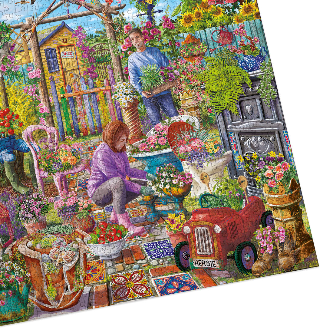 gibsons-upcycled-garden-puzzle-1000-teile-garten image 6