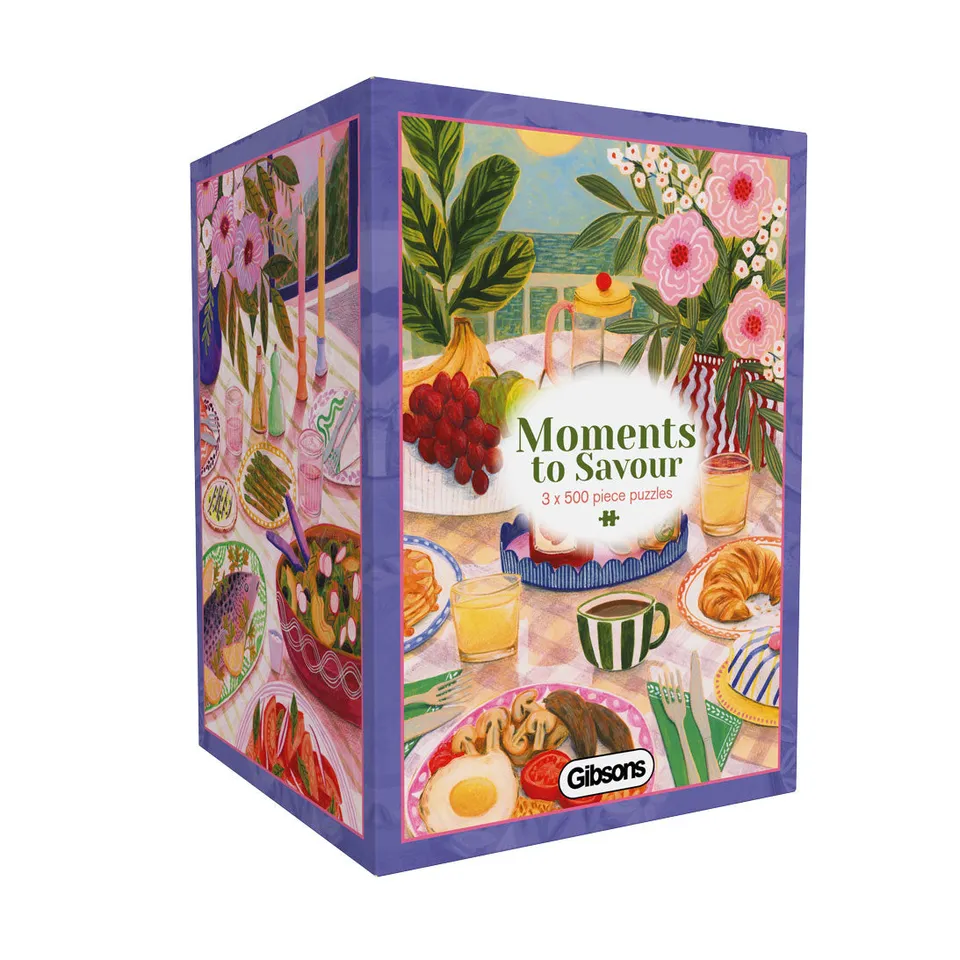 gibsons-moments-to-savour-puzzle-3x500-teile-essen image 1
