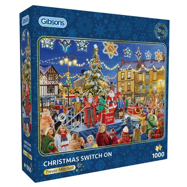 gibsons-christmas-switch-on-1000-teile-weihnachtspuzzle image 1