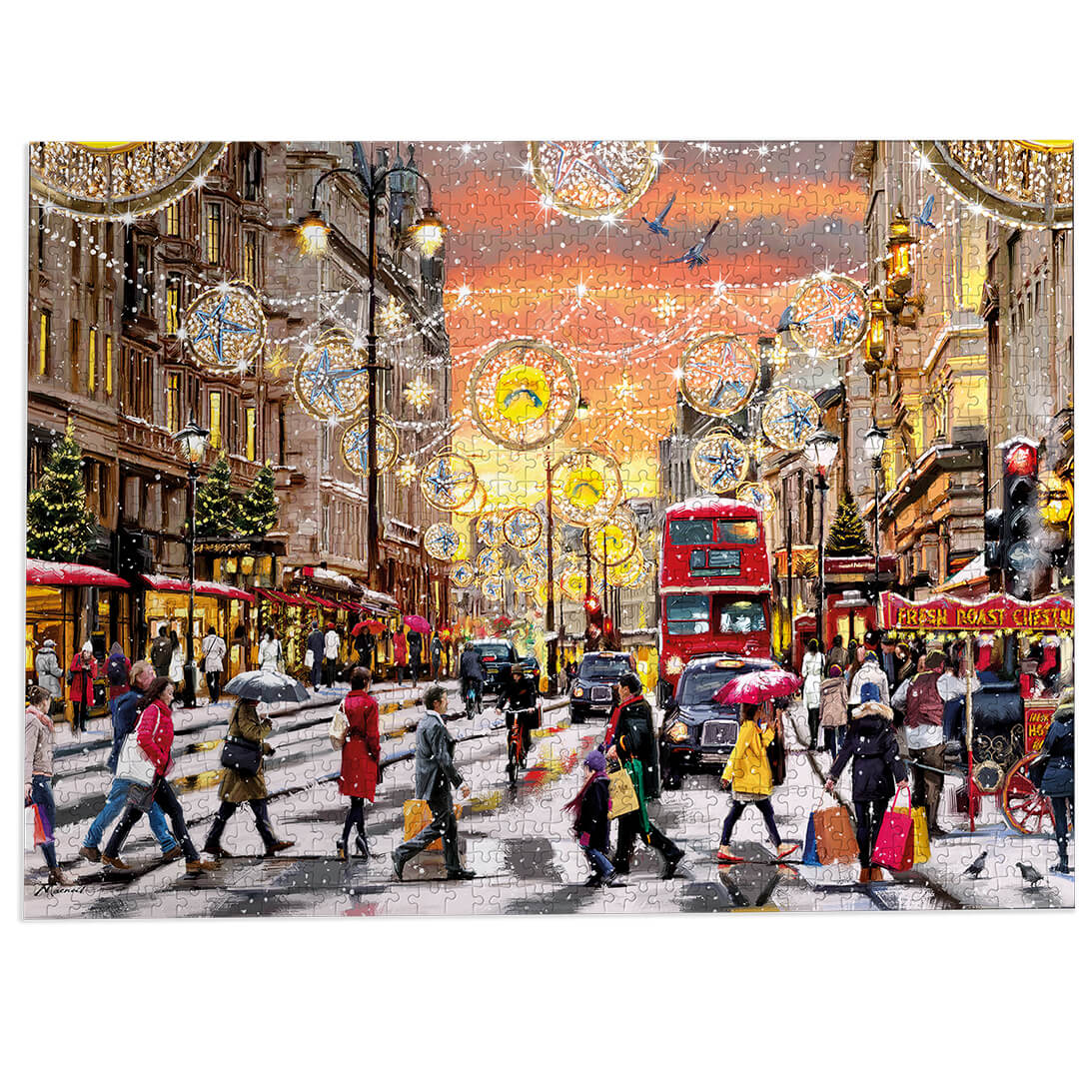 gibsons-holiday-hustle-puzzle-1000-teile-london-weihnachten image 8