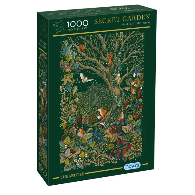 gibsons-secret-garden-puzzle-1000-teile-nachtgarten image 1