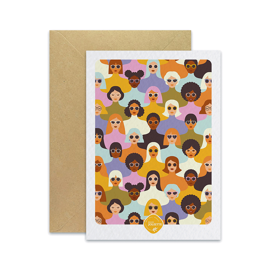 maison-joliette-multitude-postkarte-10-5x14-8-cm-mit-umschlag image 1
