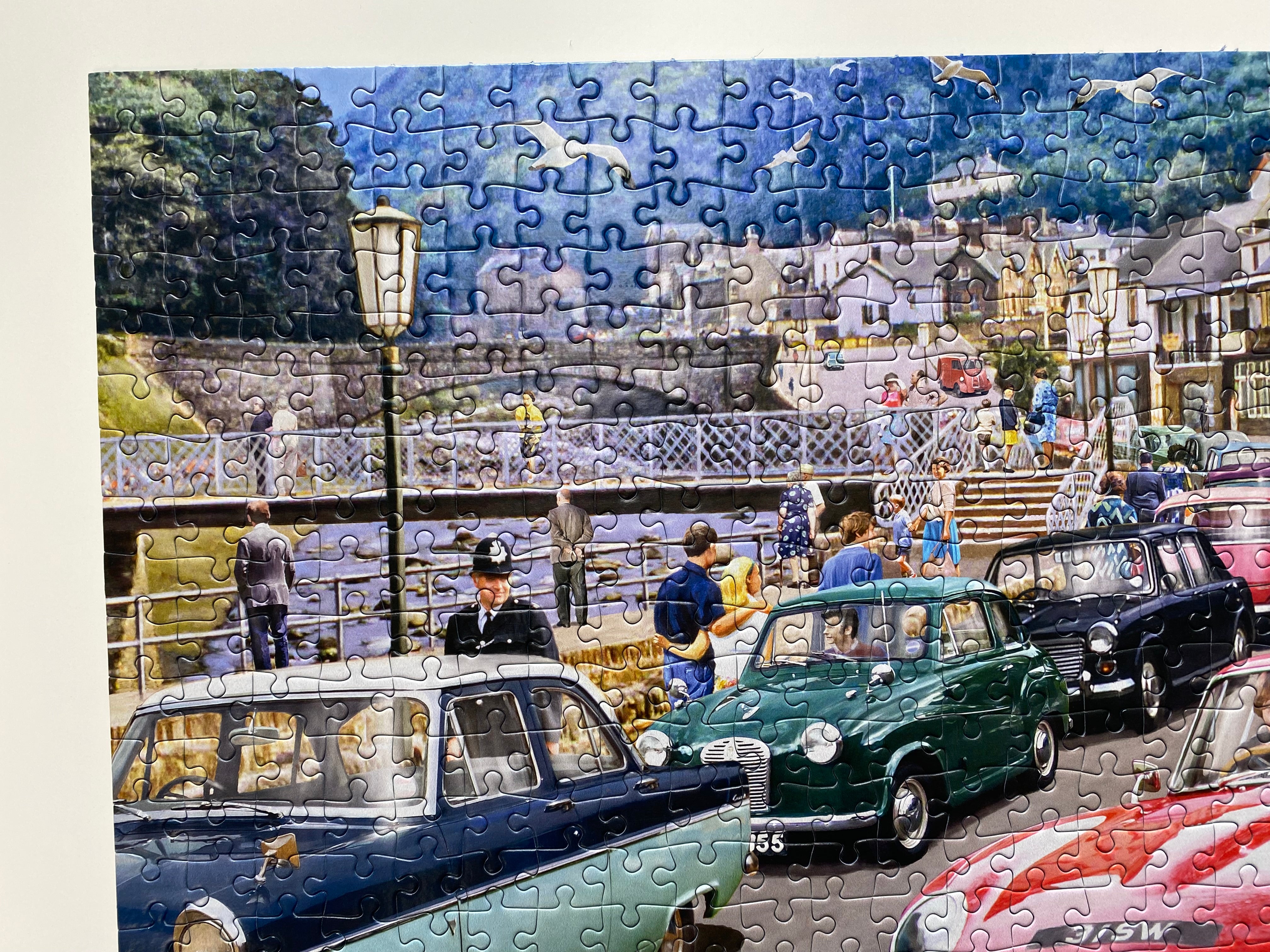 gibsons-lynmouth-living-puzzle-500-teile-oldtimer-autos image 3