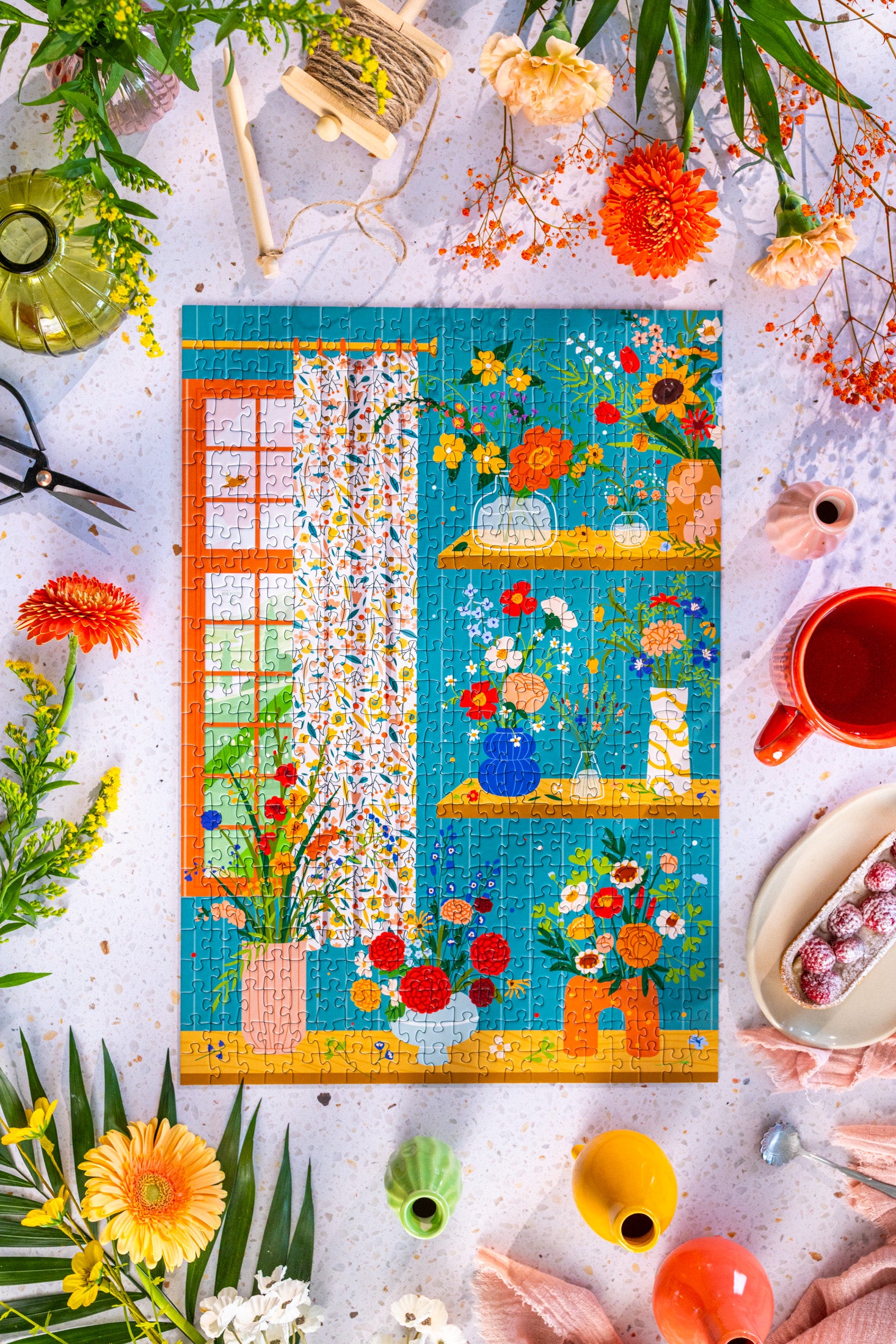 maison-joliette-flower-addict-puzzle-500-teile-blumen image 8