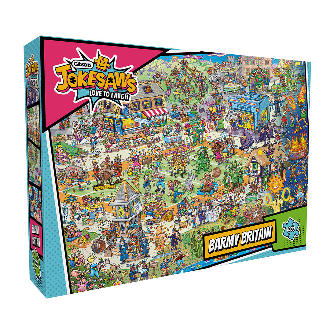 gibsons-jokesaws-barmy-britain-puzzle-1000-teile-lustig image 1