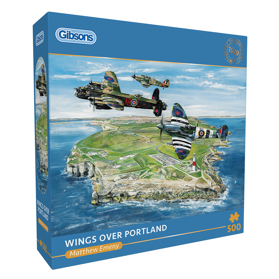gibsons-wings-over-portland-puzzle-500-teile-flugzeuge-nostalgie image 1