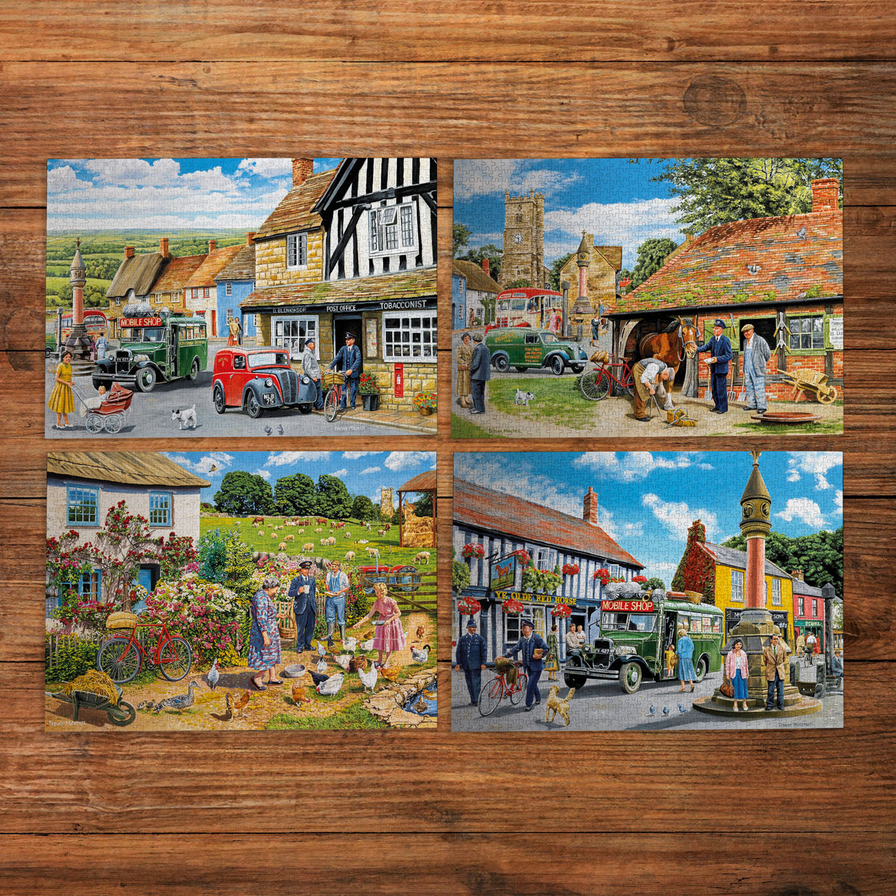 gibsons-multi-box-daily-deliveries-4x500-puzzle-postbote image 8