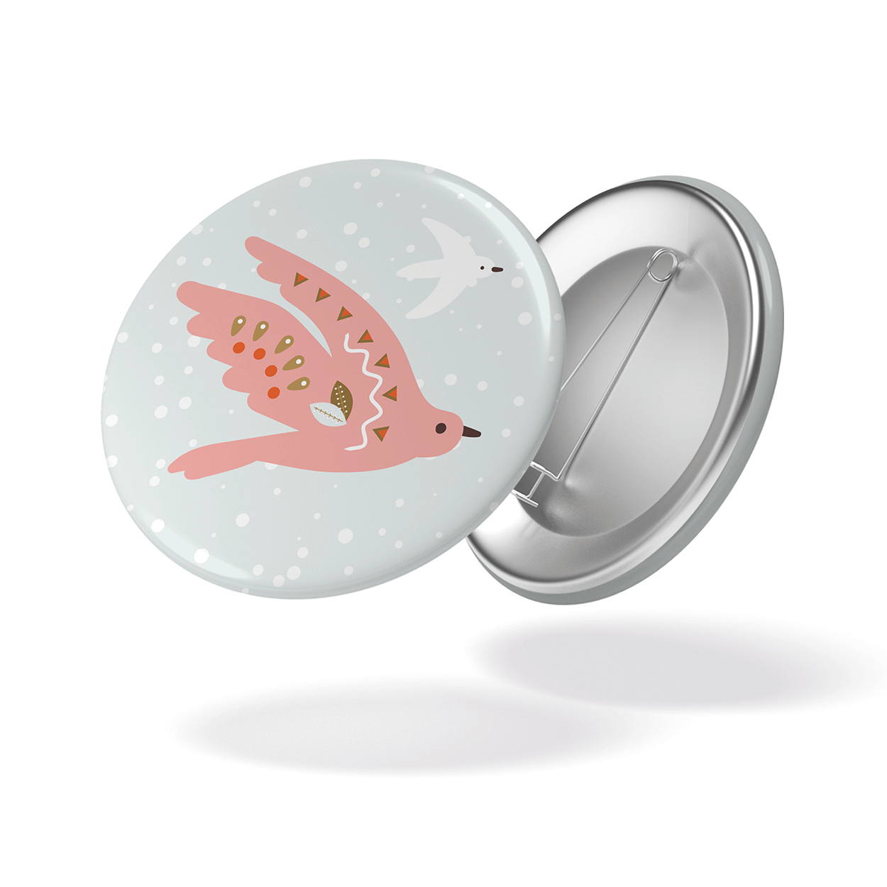 maison-joliette-libre-comme-l-air-vogel-button-rosa-32mm image 1