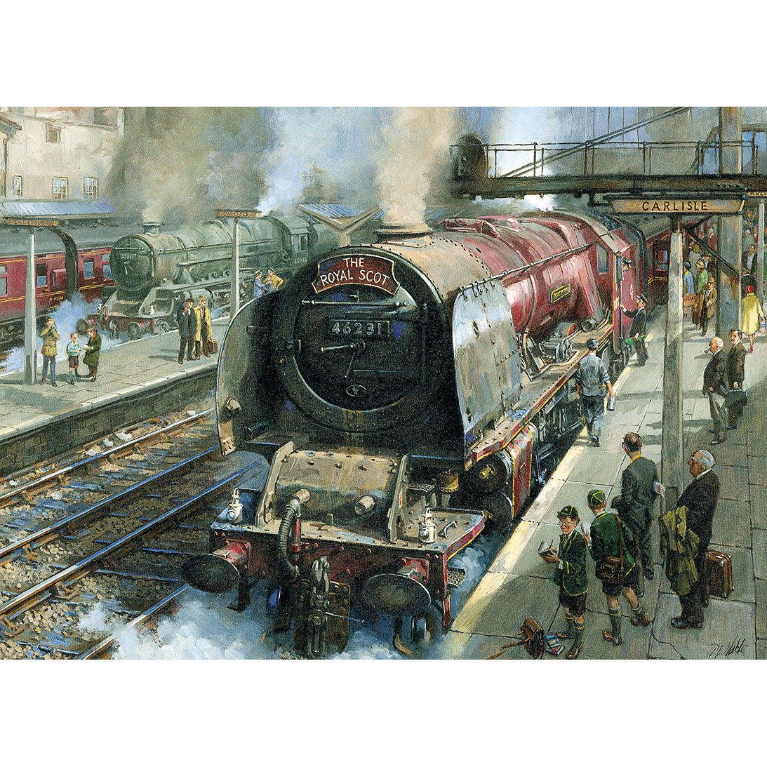 gibsons-spotters-at-carlisle-puzzle-1000-teile-dampflok image 2