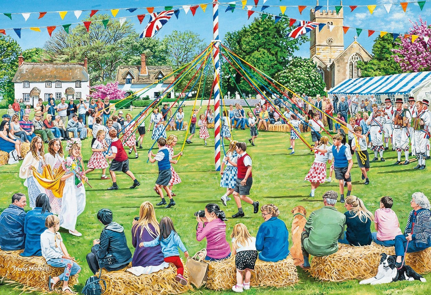 gibsons-village-celebrations-4x500-teile-puzzle-set-dorf image 6
