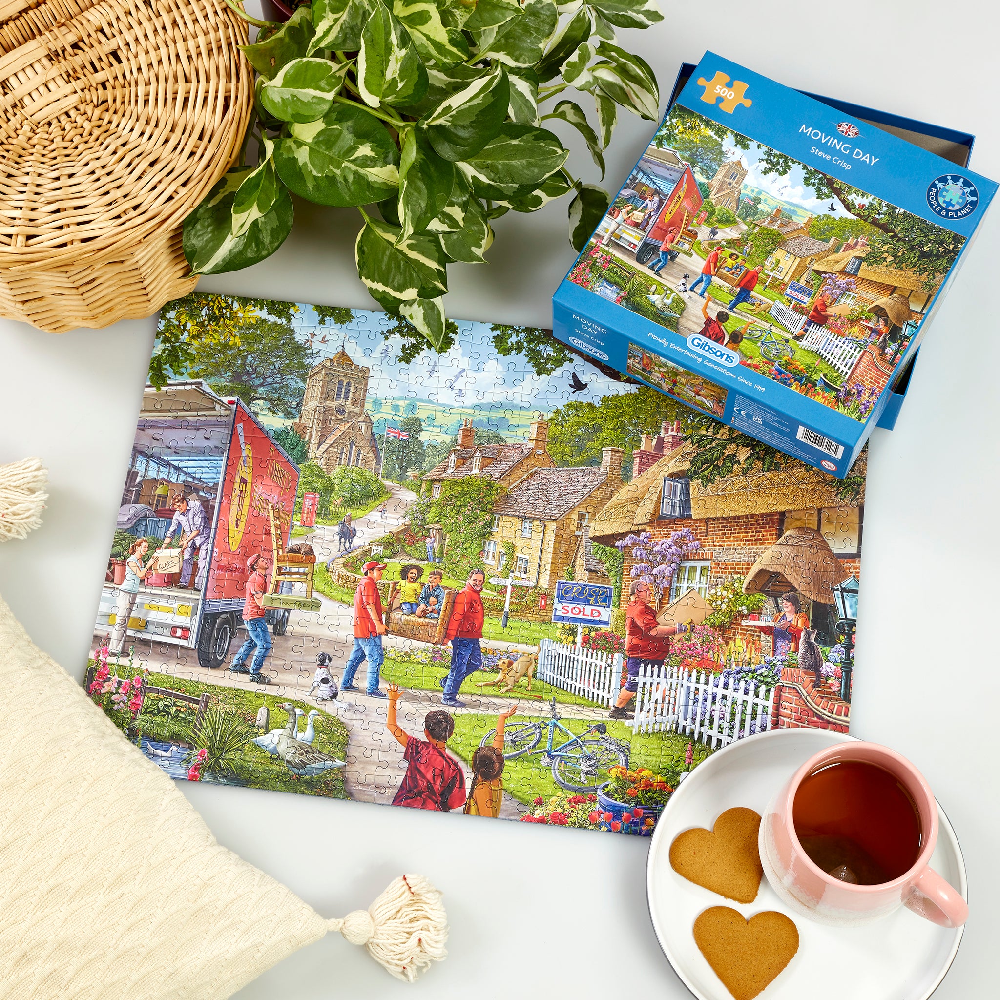 gibsons-moving-day-500-teile-puzzle-cottage-umzug image 8