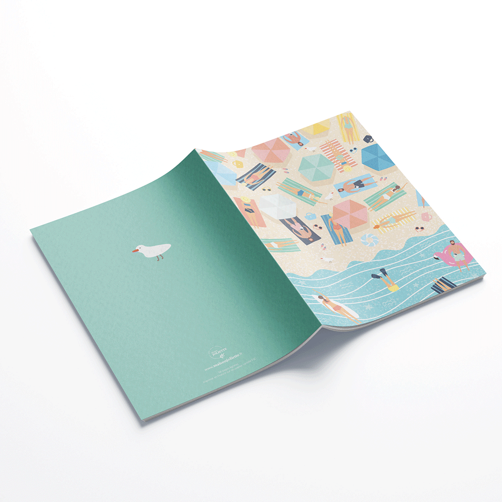 maison-joliette-cahier-a5-chill-plouf-notizbuch-liniert-15x21-cm image 2